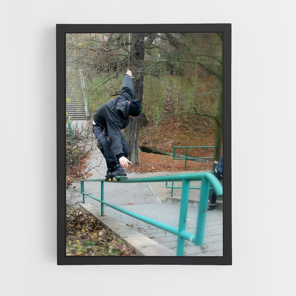 Poster Skate & Tricks – affiche Rollerblade (vue 2)